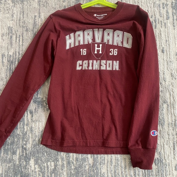 Champion Other - Champion Harvard Crimson Maroon Long Sleeve Tee